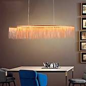 olcso Függőfények-85 cm-es, többernyős izzóval, csillár, arany színű függőlámpa, fémsziget, olajjal dörzsölt bronz, elegáns &amp;modern luxus tűzijáték 110-120v 220-240v