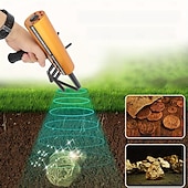 cheap Outdoor Activity-Metal Detector 30m Depth 1200m Range 6 Antenna Highly Accurate Metal Pinpointer Handheld Golden Diamond Miner Detector Metal Finding Detector Remote Search Underground Metal Device for Silvery Copper