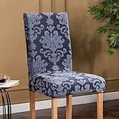 abordables Funda para silla de comedor-Funda para silla de comedor para el hogar, de tela polar, elástica, para el asiento