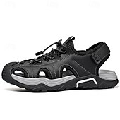 preiswerte Outdoor-Sandalen-Herrensandalen – weiße Outdoor-Wassersport-Sandalen mit verstellbaren Riemen und atmungsaktivem Mesh für Wander-, Strand- und Sommerabenteuer