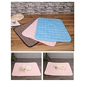 abordables Tapis de Refroidissement-Tapis rafraîchissant pour chien - lit rafraîchissant instantané pour chien &amp;chats non toxiques &amp;tapis rafraîchissant antidérapant lavable en machine pour l&#039;intérieur &amp;utilisation en voyage