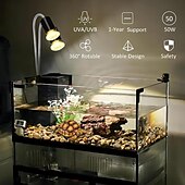 voordelige led-spotlight-e27 50w uva uvb reptielenlampen schildpad warmtelamp voor reptielen en amfibieën warmte reptielenlamp voor schildpad baardagaam hagedis 4 stuks