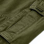 economico Pantaloni cargo-Per uomo Pantaloni cargo Pantaloni da lavoro Pantaloni da escursione Multi tasca Gamba dritta Liscio Traspirazione umidità Indossabile Lunghezza intera Esterno Giornaliero Campeggio e hiking Di