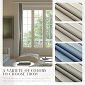 cheap Door Curtains-1 Linen Textured Magnetic Folding Room Divider Curtain, Blackout Curtain Closet Door Curtain Invisible for Bedroom Room Living Room No Puching or Tools