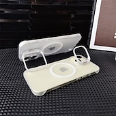 お買い得  iPhone用ケース-iPhone 16 Pro Max/15 Pro Max用マグネット式スマホケース - 半透明の背面カバー、MagSafe対応、ワイヤレス充電、耐衝撃PC、磁気吸着