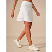 cheap Women&#039;s Golf Clothing-Women&#039;s Golf Skorts White Rose Red Skirt Ladies Golf Attire Clothes Outfits Wear Apparel