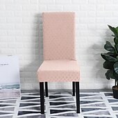 お買い得  ダイニングチェアカバー-2枚のストレッチダイニングチェアカバースリップカバー、ダイニングパーティー用、伸縮性のある防塵シートカバー、ホテル、オフィス、セレモニー、宴会、ウェディングパーティー用