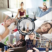 billige Husholdningsartikler-Refillpinner til eterisk oljediffusor, parfymepinner for luftfriskning og myggmiddel, multifunksjonelt aromaterapitilbehør for hjem, bad, kontor, hotell (uten olje)