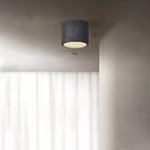 economico Lampade da soffitto con dimmer-Plafoniera a LED a 1 luce, in metallo e pietra, con montaggio a filo, per corridoio, veranda, bar, loft creativo, lampade da balcone 110-240 V