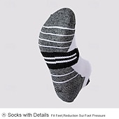 billiga herrstrumpor-Herr Multipack Socka Löparstrumpor Vardagliga strumpor Svart Vit Färg Färgblock Semester Sport &amp; Utomhus Dagligen Grundläggande Medium Vår Höst Mode Ledigt