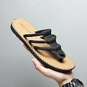 billiga Semester Sandaler-Herrsandaler i väv med justerbara remmar, bekväma och andningsbara, perfekta för sommarutflykter och strandkläder