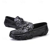 halpa Miesten lenkkarit-Miesten tummanruskeat loaferit solkikoristeilla – muodikkaat slip-on-kengät toimistolle, arkeen ja iltaan