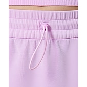 baratos Saias e Skorts Femininos-Aberto dos EUA Mulheres Cor Sólida Saia de tênis Com Cordão Pavio Humido Respirável Tênis Golfe Pickleball Preto Branco Rosa claro Roupas de tênis