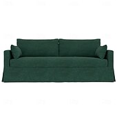 preiswerte Sofabezug-Sofabezug passend für Hyltarp-Sofa, einfarbig, gesteppte Polyester-Schonbezüge