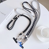お買い得  携帯電話用ストラップとリストストラップ-調節可能な携帯電話用ストラップ（金属製クリップとパッチ付き） - 携帯電話ケース用のシンプルなネックロープ
