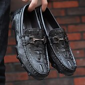 halpa Miesten lenkkarit-Miesten tummanruskeat loaferit solkikoristeilla – muodikkaat slip-on-kengät toimistolle, arkeen ja iltaan