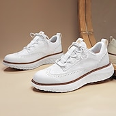 economico Sneakers Casual-scarpe da ginnastica da uomo blu in maglia con lacci, design elegante e suola ammortizzata per camminare, correre e l'uso quotidiano