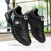 preiswerte Sneaker für Herren-weiße Sport-Sneaker für Herren mit rotem Akzent und leichtem Design – sportlich, stylisch, ideal für Freizeit und Sport