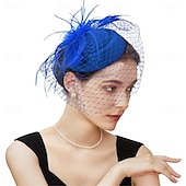 halpa Juhlahatut-fascinator-hattu, huntu, höyhen, fascinator-teetuoksu, morsiushuntu, retrohattu, rasiahattu, derby-hatut naisille