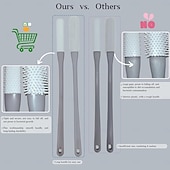 cheap Bathing &amp; Personal Care-Toe Cleaning Brush, Toe Gap Cleaning Brush Long Handle,Silicone Foot Scrubber for Shower,Feet Cleaner Scrub Foot Care for Seniors,Elderly, Men and Women