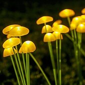 Χαμηλού Κόστους Διαδρομές και φανάρια-2 τεμάχια ηλιακό φως μανιταριών για μονοπάτι εξωτερικού χώρου, φως γκαζόν, αδιάβροχο, φως κήπου, σπίτι, αυλή, κάμπινγκ, διακοπές, διακόσμηση τοπίου, φως