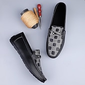 Χαμηλού Κόστους Casual loafers-ανδρικά λευκά μοκασίνια και slip-on με διακοσμητική λεπτομέρεια αλυσίδας και μαλακή επένδυση πάτου - ιδανικά για casual, επαγγελματικές και επίσημες περιστάσεις