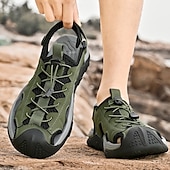 preiswerte Outdoor-Sandalen-Herrensandalen – weiße Outdoor-Wassersport-Sandalen mit verstellbaren Riemen und atmungsaktivem Mesh für Wander-, Strand- und Sommerabenteuer