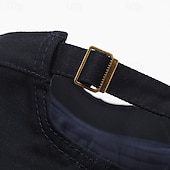 preiswerte Herrenhüte-Herren Schiebermütze Sonnenhut Trucker-Kappe Schwarz Marineblau Polyester Metall Mode Lässig Straße Täglich Einfach Verstellbar Sonnenschutz Atmungsaktiv