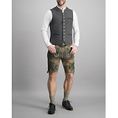 billige Menn-Oktoberfest Tradisjonell bayersk vest bayerske Tysk München Enger Herre Fest Ølfestivalen Tradisjonell stil klut