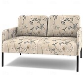 billiga Sofföverdrag-Sofföverdrag i 100 % bomull, lämpligt för Glostad-soffa, blommiga växter, vadderade överdrag