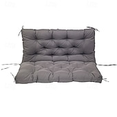 baratos Cobertura de Sofa-Almofada de assento de balanço grossa para balanço externo, almofadas de reposição para balanço de varanda de 2 ou 3 lugares, verde