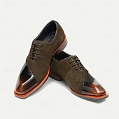 preiswerte Klassische Anzugschuhe-Herren-Schnürschuhe aus hochwertigem braunem Leder mit Brogue-Details – elegante Schuhe für Gala-Dinner, formelle Bälle und Abendveranstaltungen