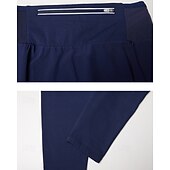 voordelige Vrouwenrokken en shorts-Dames Effen Tennisrok met legging Geplooid Zijzakken Sneldrogend Tennis Golf Augurkbal Kleding Onderlichaam Zwart Blauw Grijs Tenniskleding