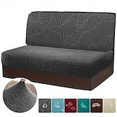 economico Copridivano-Copridivano impermeabile per dinette camper in jacquard a foglie, per esterni, antiscivolo, elasticizzato, per sedili auto e protezione di mobili.