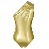 preiswerte Oberteile-Retro Vintage 1980er Rave One Piece Bodysuits Disco Kostüm Damen Halloween Karneval Musikfestival Pride Parade Pride-Monat Erwachsene Trikot / Einteiler Sommer
