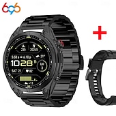Χαμηλού Κόστους Smartwatch-Έξυπνο ρολόι s8pro με bluetooth κλήσεων, οθόνη HD 1,62&quot;, αδιάβροχο fitness tracker με βηματόμετρο, λειτουργίες πολλαπλών αθλημάτων, φωνητική υποβοήθηση, push μηνυμάτων, συμβατό με NFC