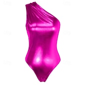 preiswerte Oberteile-Retro Vintage 1980er Rave One Piece Bodysuits Disco Kostüm Damen Halloween Karneval Musikfestival Pride Parade Pride-Monat Erwachsene Trikot / Einteiler Sommer