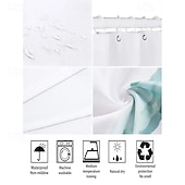 billiga Duschdraperier-Duschdraperi med Krok Vattenavvisande för Badrum Maskintvättbart Duschdraperi Badrumsdekor Set Polyester 12 Pack Plastkrok Ocean Djur Sköldpadda