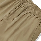billige Klassisk-Herre Cargoshorts Outdoor Shorts Joggeshorts Casual shorts Shorts til turbruk Elastisk midje Multi lomme عادي Fukttransport Anvendelig Knelengde utendørs Avslappet Daglig Ferie Mote Svart Lysegrønn