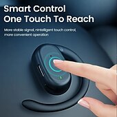 abordables Écouteurs Bluetooth sans fil-Écouteurs TWS YJ76 avec crochet Bluetooth 5.2 – Design ouvert HiFi stéréo micro antibruit longue autonomie étanche pour le travail le voyage et le jeu