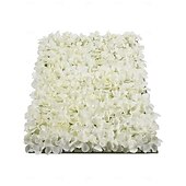 economico Piante e Fiori Artificiali-recinzione artificiale simulata, rete decorativa da giardino in rattan, recinzione telescopica in legno, parete di fiori finti per matrimoni, sfondo e decorazione del giardino