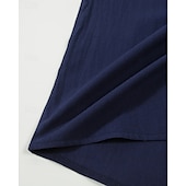preiswerte Baumwoll-Leinenhemd-Herren Hemd Leinenhemd Popover-Hemd Freizeithemd Baumwollhemd Einfach Urlaub Hawaiianisch Schwarz Weiß Rosa Marineblau Langarm Stehkragen Frühling Herbst Bekleidung