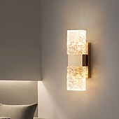 お買い得  室内ウォールライト-屋内用LEDウォールスコンセ、クリスタルウォールランプ、ウォールスコンセ、寝室、ショップ、カフェ、ガラスウォールライト、110-240V