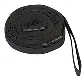 baratos Equipamento de Camping-Varal de acampamento ao ar livre, cinto de armazenamento para acampamento, cordão multifuncional para barraca, 19 argolas com fivela de montanhismo