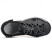 preiswerte Outdoor-Sandalen-Herrensandalen – weiße Outdoor-Wassersport-Sandalen mit verstellbaren Riemen und atmungsaktivem Mesh für Wander-, Strand- und Sommerabenteuer
