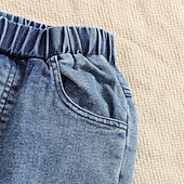 economico Completi per bambine-Ragazze 3D Lettera T-shirt e pantaloni Manica Corta Estate Casual Bambino (1-4 anni) Dai 4 anni in su Girocollo All'aperto Vestibilità comoda