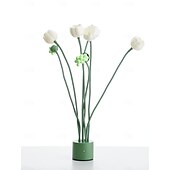 billige nattbordslampe-LED-blomsterbordlampe valentinsdag skrivebordslampe bryllup bursdagsfest hjem soverom nattlys usb-drevet avtakbar valentinsdag