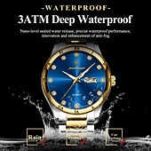 abordables Montres à quartz-878 nouvelle montre multifonctionnelle rétro pour hommes, double calendrier, veilleuse, montre à quartz étanche pour hommes
