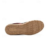 Χαμηλού Κόστους Ανδρικά Sneakers-Ανδρικά λευκά και κόκκινα αθλητικά αθλητικά παπούτσια με μαύρο σχέδιο και κορδόνια - αθλητικά, άνετα, ιδανικά για τρέξιμο, γυμναστήριο και casual ρούχα