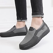 ieftine Pantofi casual slip-on-Adidași respirabili din plasă pentru bărbați - adidași ușori și confortabili pentru un stil de viață activ și aventuri de zi cu zi